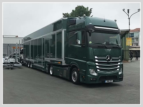 New Covered Car Transporter