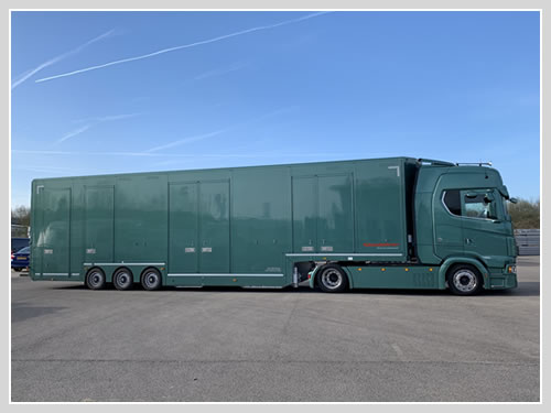 Kasbohrer 6 Car Enclosed Transporter