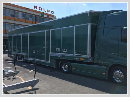 New Covered Car Transporter