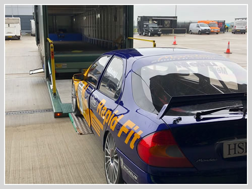 Covered Car Transport for Prodrive