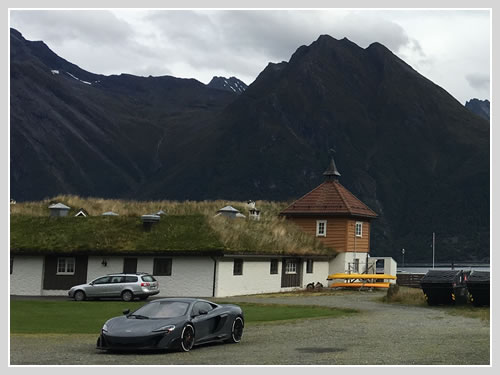 Supercar car transport to Norway.